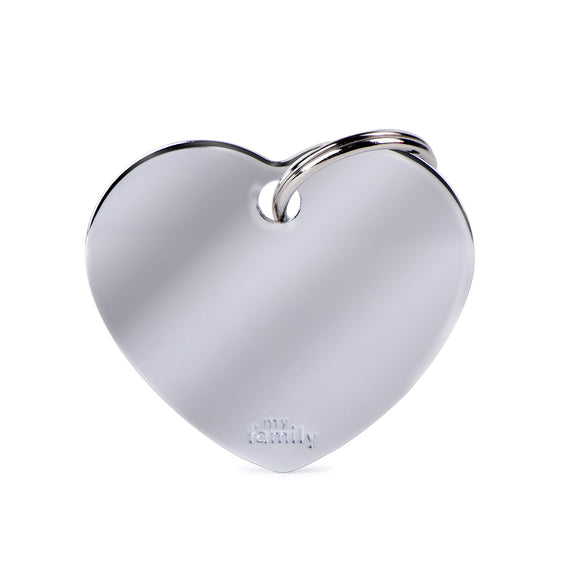 MF Basic Heart Chrome Lge