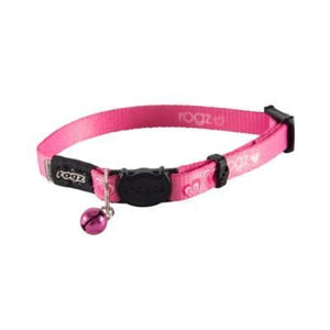 Kiddycat Safeloc Collar Pink Hearts 11mm