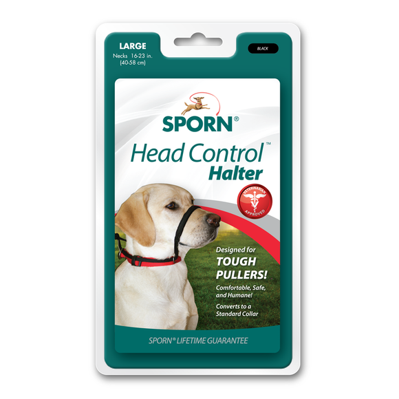 Sporn Head Halter Black X LGE