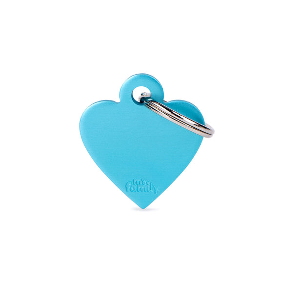 MF Basic Heart Light Blue Sml