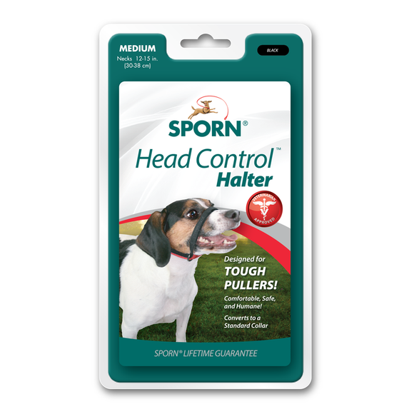 Sporn Head Halter Black Med