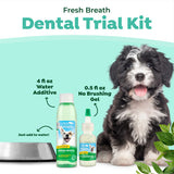 TropiClean Fresh Breath Dental Trial Kit for Dogs