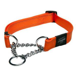 Rogz Obed Collar Collar Orange Med